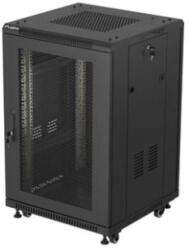 Lanberg Dulap rack 19" perete 18U/600X600 (FLAT PACK) WITH MESH DOOR, (FF01-6618-23B) - generaltech