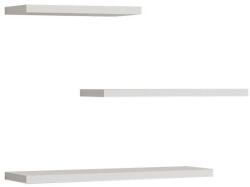 Fehér Falipolc Szett - 3 db - 30/40/50 cm (495SSE1139)