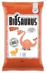 Biosaurus Pufuleti din Porumb si Ketchup fara Gluten Eco, Biosaurus, 50 g