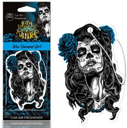 Aroma Car , Illatosító, Dia de los Muertos, Blue Diamond Girl (5483116)
