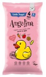 Little Angel Pufuleti Eco cu Mar si Morcov, Angelina, Little Angel, 4 x 15 g