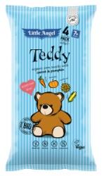 Little Angel Pufuleti Eco cu Dovleac si Morcov, Teddy, Little Angel, 4 x 15 g