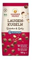 Hammer Muhle Bilute BIO, fara Gluten, din Aluat de Bretzel, Trase in Ciocolata cu Lapte si Sare, 100 g, Hammer Muhle