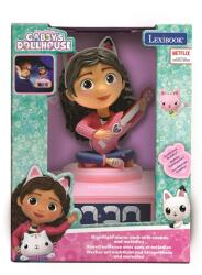 Lexibook Gabby's Dollhouse ébresztőóra éjszakai fénnyel és hangokkal (80114)