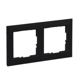 Legrand 721522 Suno 2-es keret, fekete (721522)