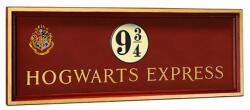 The Noble Collection Harry Potter Hogwarts Express 9 3/4-es peron tábla - fa