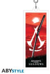 ABYstyle Assassin's Creed Shadows Acrylic® kulcstartó - Crest Shadows X4