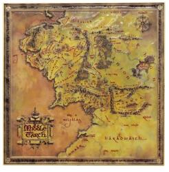  The Lord of the Rings fém térkép - limitált kiadás