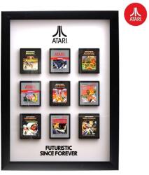 Atari 3D falikép - játékkazetta-kollekció