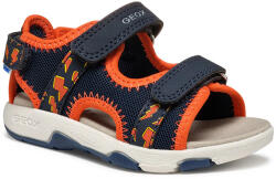 GEOX Sandale copii, de apă, băieți, cu velcro, albastru inchis/orange, 22/27 albastru închis/portocaliu (1457EB)