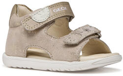 GEOX sandale modelate cu velcro pentru prima fetiță șampanie (14C07A)