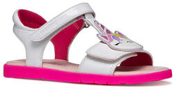GEOX sandale unicorn fata velcro alb/fucsia (14C1C3)