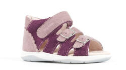 RICHTER Sandale fete, piele intoarsa, mov/roz, 19-28 mov/roz (1365C4)