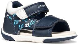 GEOX Sandale băieți, cu velcro, deschise, albastru-alb, 18-26 albastru închis/alb (14C0B7)