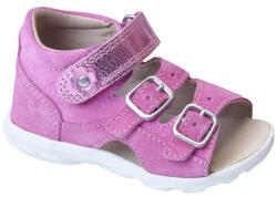RICHTER Sandale copii, fată, roz, piele intoarsa, 19/26 RICHTER fuxia (13EA64)
