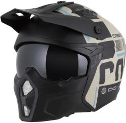 Cassida Cască modulară pentru motocicletă Cassida Cross Country Code nisip mat-negru-albastru deschis (AIM140-2606)