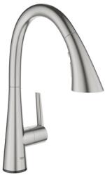 GROHE Zedra Touch elektromos mosogatócsaptelep matt Supersteel (GR-30219DC2)