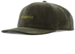 Patagonia Șapcă Patagonia Corduroy, Text Logo: Old Growth Green