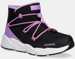 Skechers gyerek téli csizma TURBO TREAD - fekete 35.5