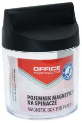 Office Products Gemkapocstartó, mágneses, kerek, OFFICE PRODUCTS, átlátszó-fekete (D8441199) - webpapir