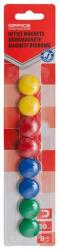 Office Products Mágneskorong, 20 mm, 8 db, OFFICE PRODUCTS, vegyes színek (D3221999) - webpapir