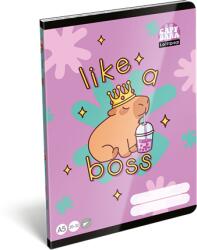 Lizzy Card Füzet A/5 sima LIZZYSULI 32lap Lollipop CapyBara 20-32