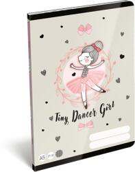 Lizzy Card Füzet A/5 kockás LIZZYSULI 32lap Tiny Dancer Lovely Ballerina 27-32