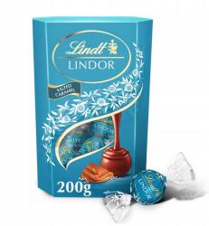 Lindt Lindor Tejcsoki Fleur de Sel Sókristályokkal & Karamell Töltelékkel, 200g