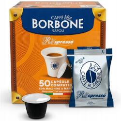 Caffè Borbone Kapszulák Nespresso Borbone Blue Blend 50db Alumínium Erős Kávé Respresso (Kapsułki Nespresso Borbone BLUE Aluminiowe)