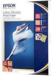 Epson Ultra Glossy fotópapír 300gr 13 x 18 cm S041944 (50 lap) (TEPS041944)
