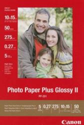 Canon Plus Glossy II fényes fotópapír 265g 10 x 15 cm PP-201 (50 lap) (TCAPP20110X15/20)