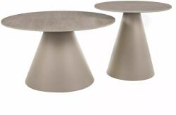  Set masute de cafea HILL travertin/casmir 2 buc, bej Masa de cafea