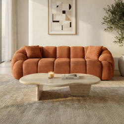 Varese design 3 személyes kanapé 233 cm téglavörös