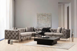 Rococo Design sarokkanapé Rococo 310 cm antracit balos
