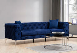 Rococo Design 3 személyes kanapé Rococo 237 cm sötétkék