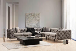 Rococo Design sarokkanapé Rococo 310 cm antracit jobbos