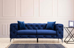 Rococo Design 2 személyes kanapé Rococo 197 cm sötétkék
