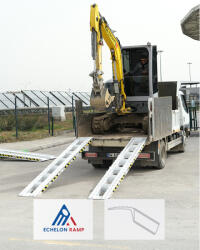 ECHELON Rampa de incarcare aluminiu - utilaje grele - miniexcavatoare - 3 m - 4 t ECH2007