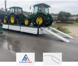 ECHELON Rampa de incarcare aluminiu - utilaje grele - miniexcavatoare - 2, 49 m - 2, 5 t ECH2014