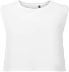 TriDri® Top scurt de damă din bumbac organic - Albă | L (TR119-1000417273)