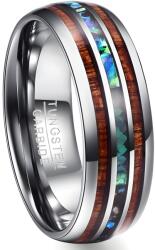 HARAHU JA-4987 Volfrám Gyűrű - Ezüst/69mm KP4987