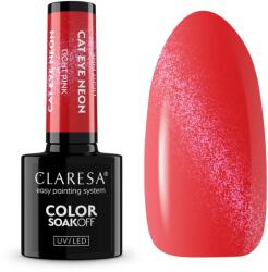 Claresa Oja Semipermanenta Claresa Cat Eye Neon Light Pink 5g