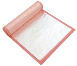 Pavoni Argint Alimentar, Foite 9.5 x 9.5 cm, 25 buc (ARGENTO)