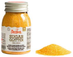 Decora Zahar Glitterat Auriu, 100 g (9262111)
