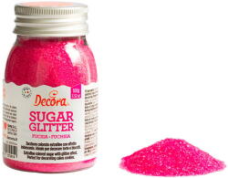 Decora Zahar Glitterat Fucsia, 100 g (9262104)