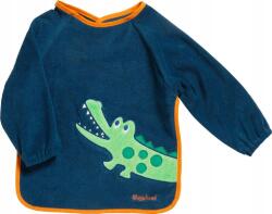 Playshoes Ujjatlan előke Playshoes sötétkék krokodil pamut unisex 6m+ (507136)