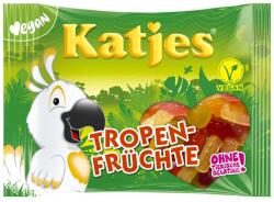 Katjes DE Tropen-Früchte vegán zselé trópusi gyümölcs ízzel, papagáj alakú, 175 g (27907)