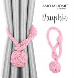 AmeliaHome Dauphin függönykötő szett 2 db púderrózsaszín (/AH/DAUPH/ROSE/2PCS)