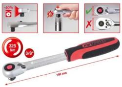 KS TOOLS - Váltó irányú racsni SlimPOWER 3/8" 190mm