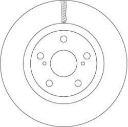TRW Féktárcsa szellőző Ø296mm DF6675